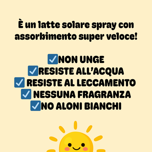 SunVibes 200ml - Protezione solare 50+ per cani, gatti, conigli e umani NO PROFUMO