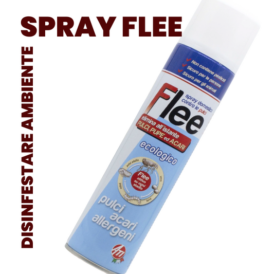 Flee - spray per ambiente contro pulci e acari