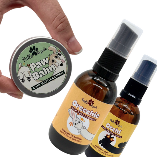 KIT CARE - OCCHI ORECCHE POLPASTRELLI (SENZA PROFUMAZIONI ULTRA DELICATA)