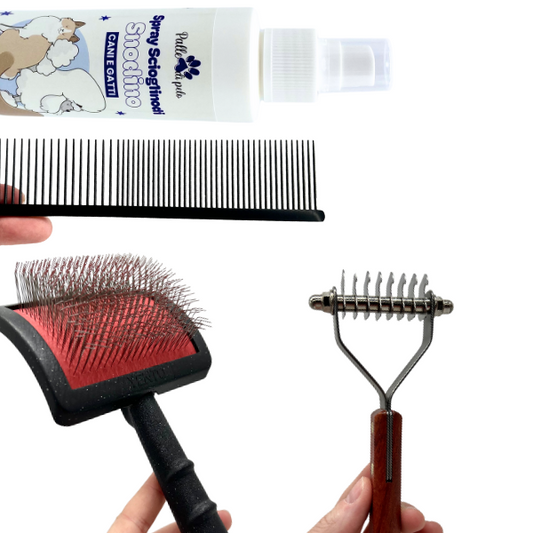 KIT PETTINATURA CANE MANTO DOPPIO