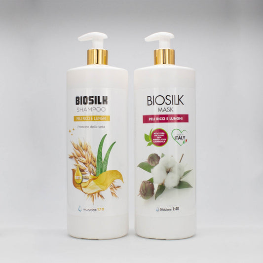 shampoo + maschera Biosilk - Nutriente