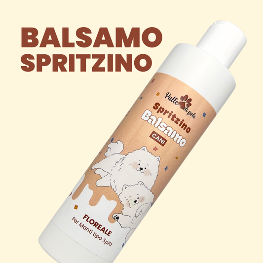 SPRITZINO, Balsamo per cani antimuta per pelo tipo spitz e primitivo