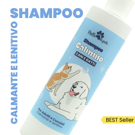 CALMINO, Shampoo lenitivo e delicato universale cani e gatti