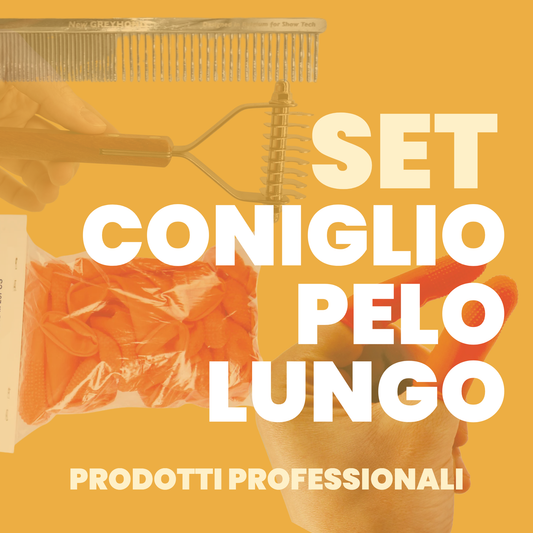 KIT PETTINATURA CONIGLIO PELO LUNGO