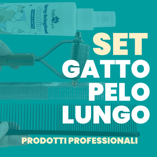 KIT PETTINATURA GATTO PELO MEDIO O LUNGO