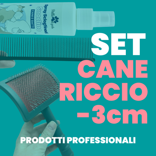KIT PETTINATURA CANE PELO RICCIO (-3cm)