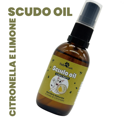 SCUDO OIL cani e gatti 50ml - scudo naturale contro insetti in olio secco (NON UNGE)