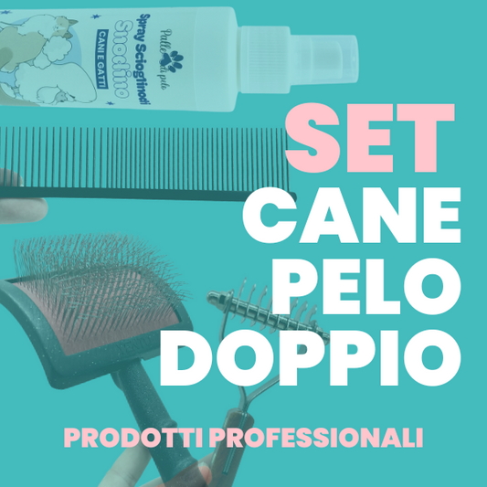 KIT PETTINATURA CANE MANTO DOPPIO