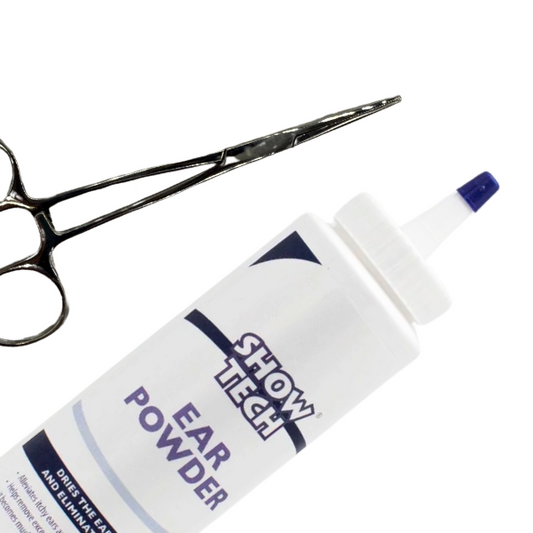 KIT orecchie: polvere + pinza stripping pelo