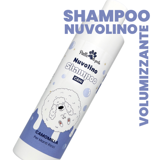 NUVOLINO, Shampoo volumizzante e ravvivante per cani ricci