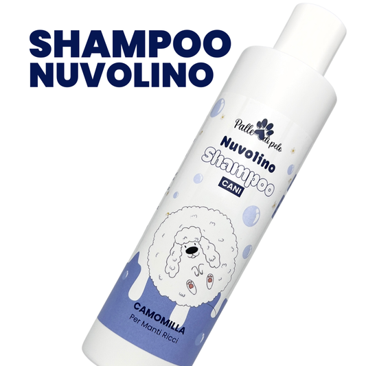 NUVOLINO, Shampoo volumizzante e ravvivante per cani ricci