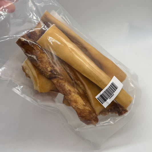 MASTICATIVO PER CANI PELLE DI NUCA 12CM MANZO