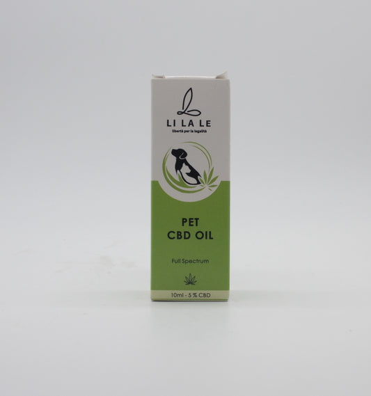 OLIO CBD PER CANI E GATTI 5%