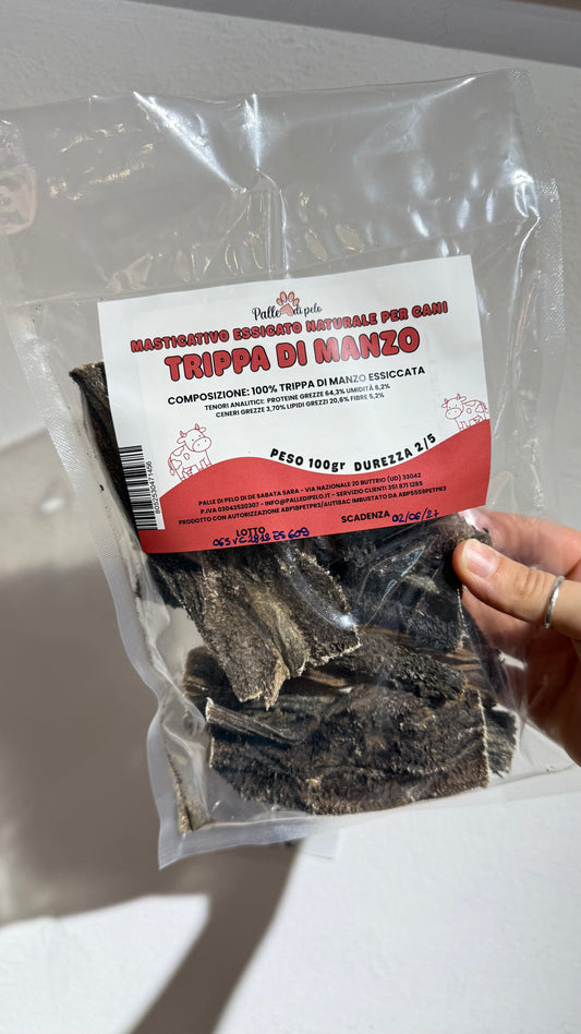 MASTICATIVO PER CANI TRIPPA DI MANZO