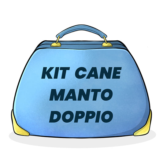 KIT PETTINATURA CANE MANTO DOPPIO