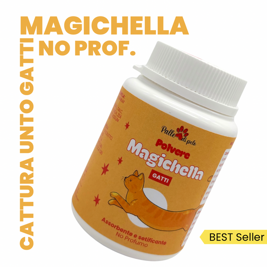 MAGICHELLA, polvere cattura oleosità per gatti