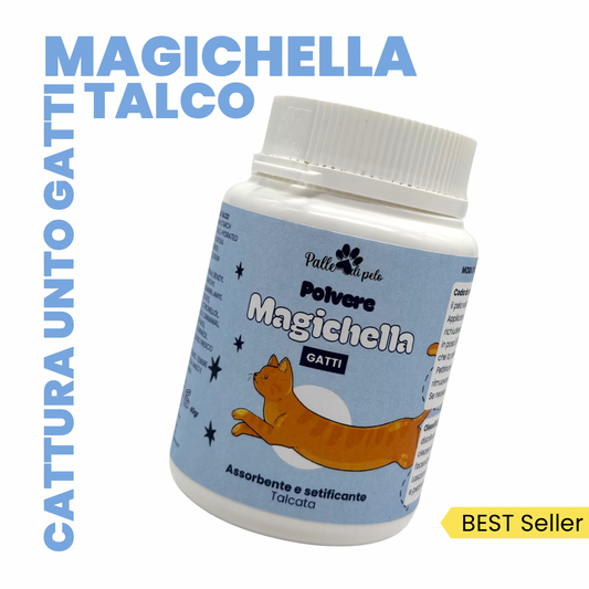 MAGICHELLA, polvere cattura oleosità per gatti