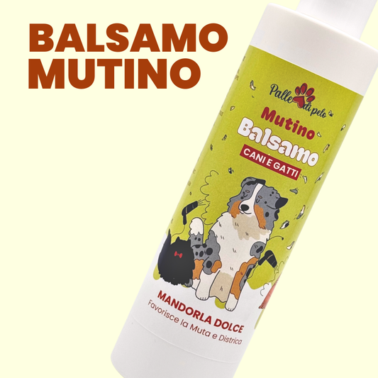 MUTINO, balsamo cani e gatti sbrogliante e per perdita muta - NO RISCIACQUO