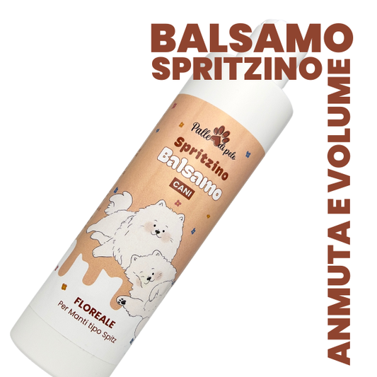 SPRITZINO, Balsamo per cani antimuta per pelo tipo spitz e primitivo