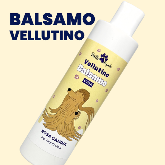 VELLUTINO, balsamo lisciante e setificante per cani con pelo liscio