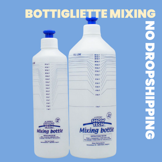 Bottigliette per miscelare correttamente shampoo o maschera