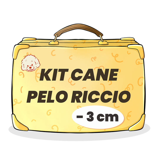 KIT PETTINATURA CANE PELO RICCIO (-3cm)