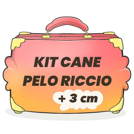 KIT PETTINATURA CANE PELO RICCIO (+3cm)
